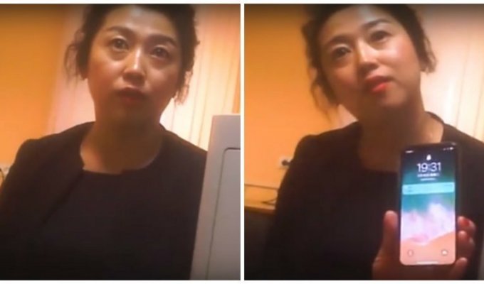 Девушка пыталась обменять 26 китайцев на два iPhone X (1 фото + 1 видео)
