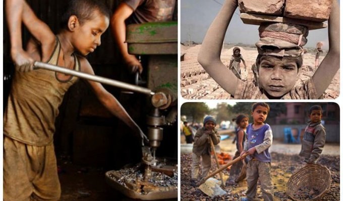 Тяжелый детский труд до сих пор востребован: 20 снимков, которые ранят в самое сердце (21 фото)