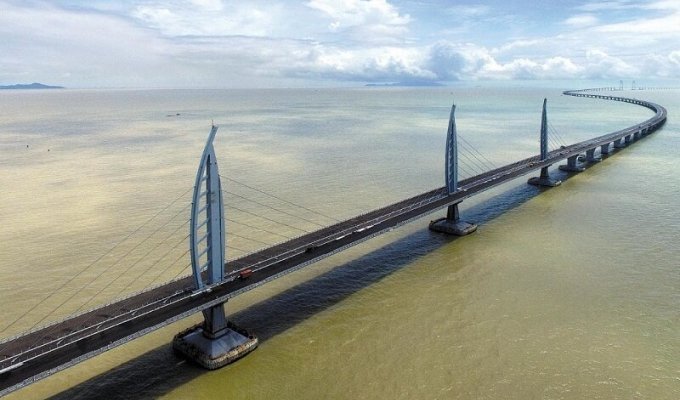 Уникальное строение века: в Китае открыли самый длинный в мире мост через море (9 фото + 1 видео)