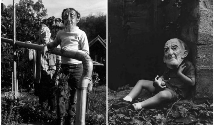 Куклы и маски: жутковатые фото из семейного альбома Ральфа Юджина Митъярда (31 фото)