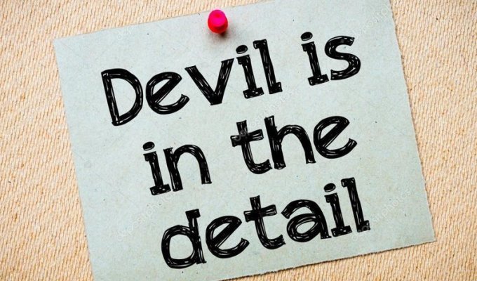 Дьявол кроется в мелочах (деталях) (1 фото)