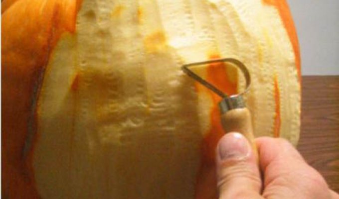 Как вырезать морду на тыкве