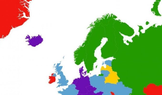 От А до D: как выглядит карта мира по размерам бюстгальтеров (2 фото)