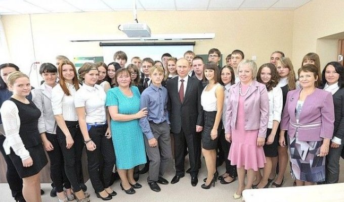 Как правильно фотографироваться с президентом России (2 фото)