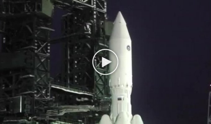 Запуск тяжелого ракета-носителя Ангара-А5