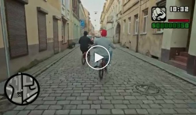 Преданные фанаты видеоигр из Литвы воссоздали классическую миссию из GTA в реальной жизни