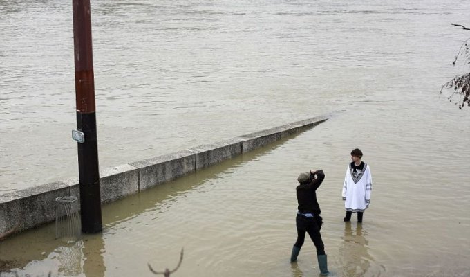 Париж уходит под воду, улицы заполонили крысы (30 фото)