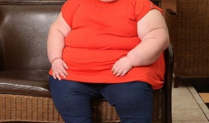 Самый толстый подросток Британии (3 фото)