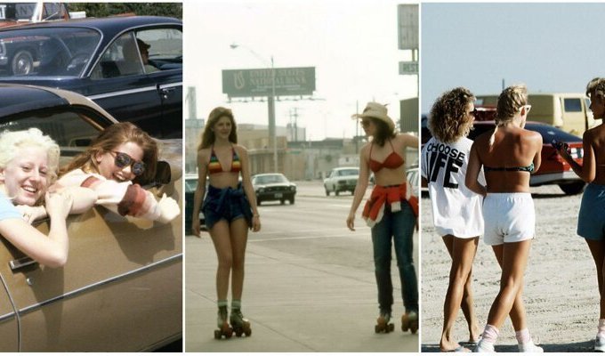 Назад в 80-е: девушки на пляжных курортах Техаса (28 фото)