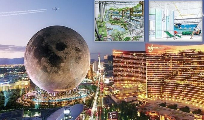 В Лас-Вегасе построят Луну (8 фото + 1 видео)