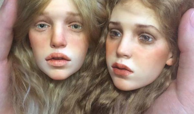Куклы с потрясающе реалистичными лицами от Михаила Зайкова (15 фото)