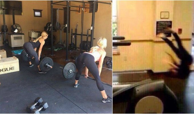 Смотрите бесплатно в своём спортзале: девушки превращают любую тренировку в шоу! (24 фото)