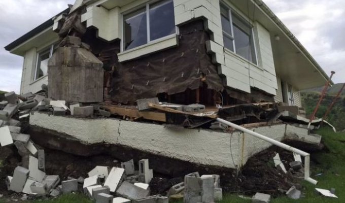 Разрушительное землетрясение в Новой Зеландии (20 фото)