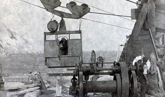 Редкие фотографии строительства маяка на мысе Бичи-Хед в начале прошлого столетия (22 фото)