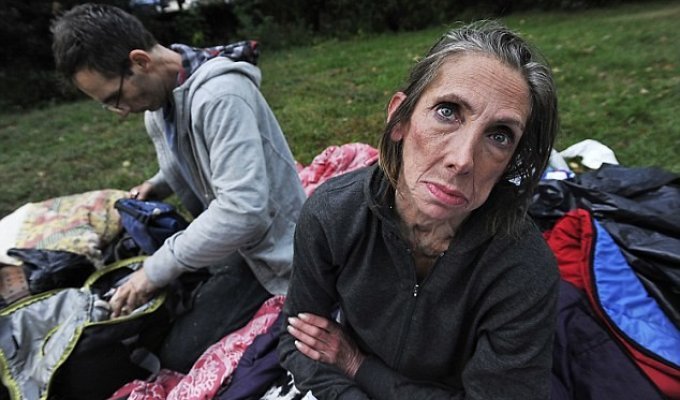 Марианна Фридман-Фут — наследница миллионера, ставшая бездомной в парке (7 фото)