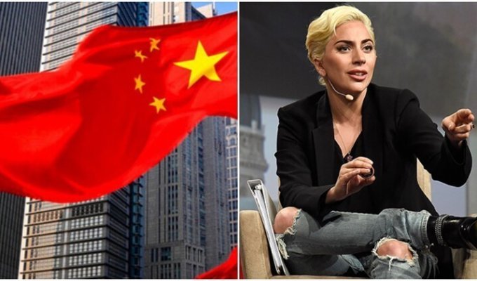А вы знали, что Леди Гага запрещена в Китае после встречи с Далай-ламой? (4 фото)