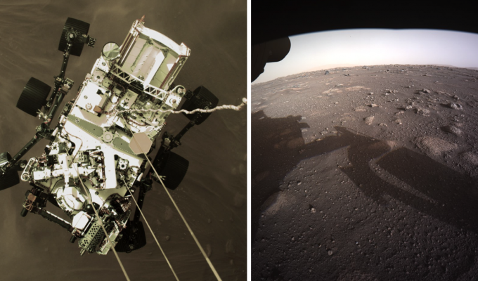 Марсоход «Персеверанс» прислал первые цветные фотографии Марса (8 фото + 1 видео)