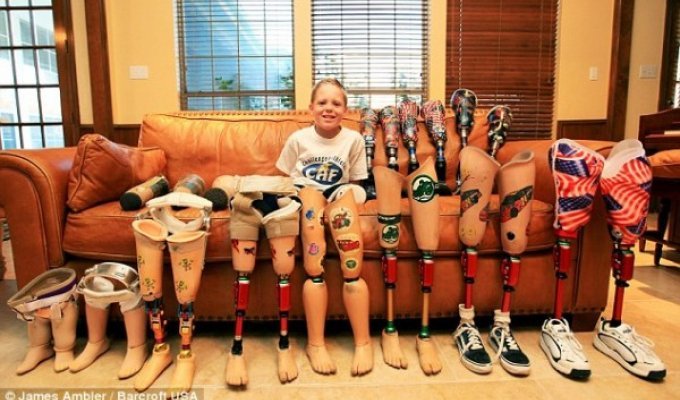 Мальчик-инвалид мечтает завоевать золото на Паралимпийских играх (7 фото)