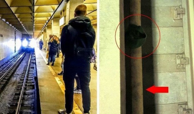 Что на самом деле нужно делать, если упал на рельсы в метро? (7 фото)