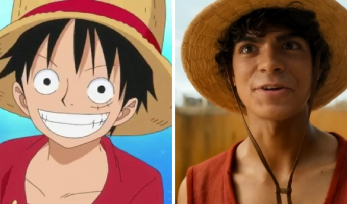 Сравнение актеров нового сериала "Ван-Пис" от Netflix с героями оригинального аниме (13 фото)