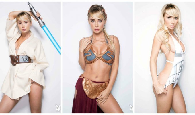 Известная модель Playboy примерила на себя образы персонажей «Звездных войн» (21 фото)
