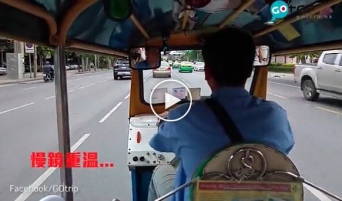 Ограбленный в Бангкоке турист запечатлел на видео момент кражи 