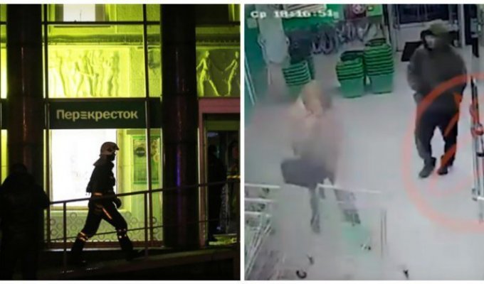 Появилось видео с подозреваемым во взрыве «Перекрёстка» (7 фото + 1 видео)