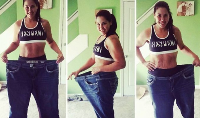 Американка похудела на 70 килограммов, испугавшись собственной фотографии (15 фото)