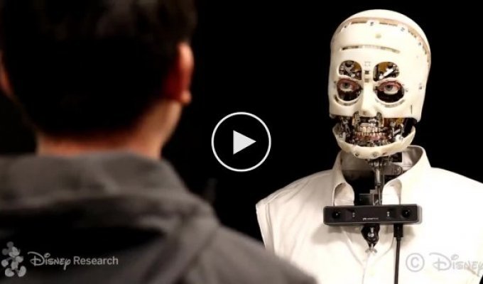 Разработчики Disney сделали робота с человеческим взглядом