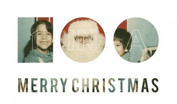 Дизайнерские рождественские открытки