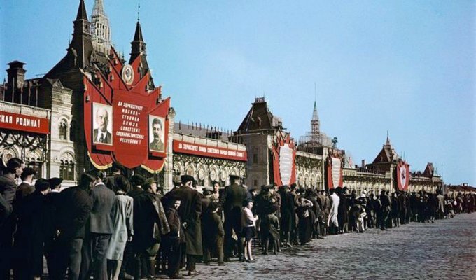 Фотографии СССР 1947 года в цвете (20 фото)