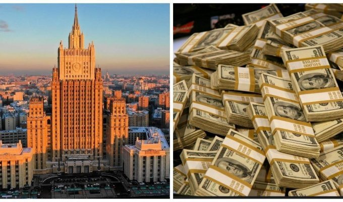 Из главного здания МИД России украли миллион долларов, который лежал в коробке из-под водки (3 фото)