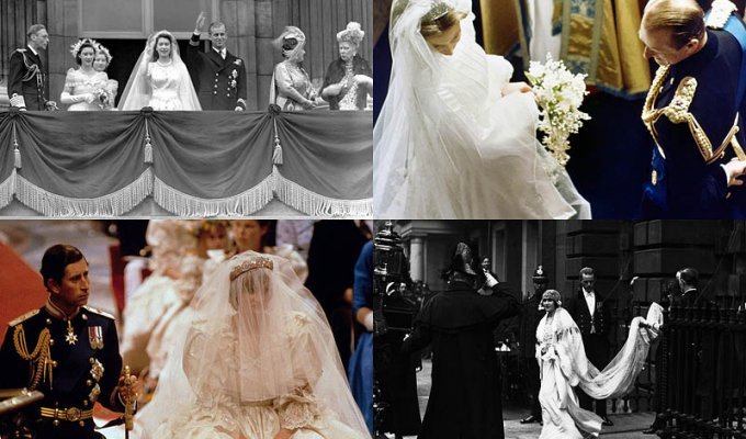 Королевские свадьбы прошлых лет (29 фото)
