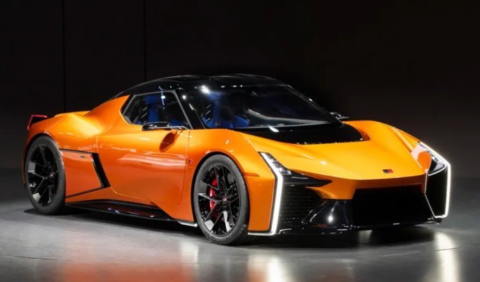 Toyota привезла на выставку концепт электрического спорткара FT-Se (8 фото)
