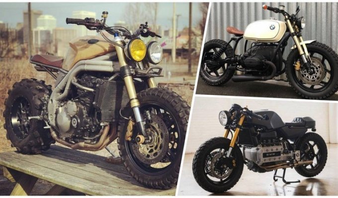 20 брутальных мотоциклов в стиле Cafe Racer (22 фото)