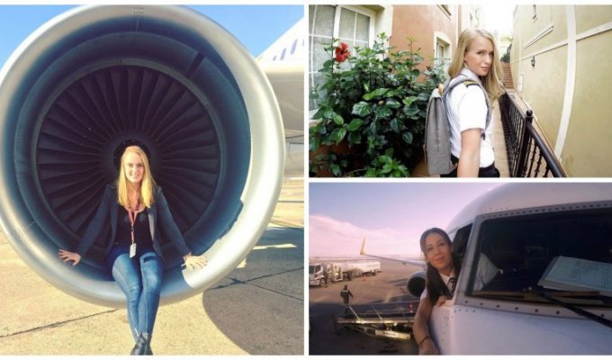 5 женщин-пилотов, покоривших небо и Instagram (46 фото)