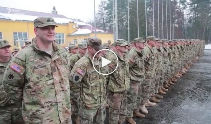 На Яворовский полигон прибыла боевая группа 45-й пехотной бригады армии США