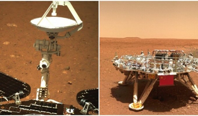Китайский марсоход исчез на Марсе после обнаружения странных многоугольников (4 фото)
