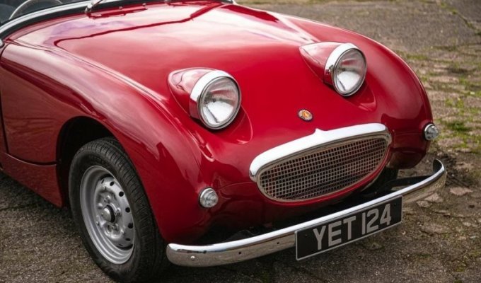 Austin-Healey "Frogeye" Sprite 1961: очаровательный английский автомобильчик с лягушачьими глазами (14 фото + 1 видео)