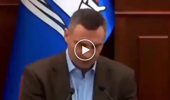 Мэр Киева Виталий Кличко потерял дар речи