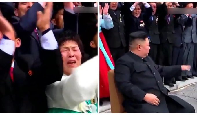 В Северной Корее пышно отпраздновали день рождения Ким Ир Сена (7 фото + 2 видео)