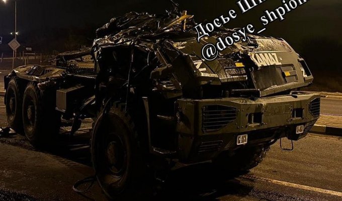 Вечером 16.03 в районе Белгорода произошло смертельное ДТП с участием российских военных (3 фото)