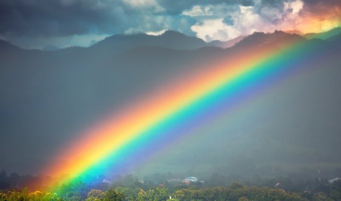 Чудеса природы: почему радуга имеет форму дуги? (3 фото)
