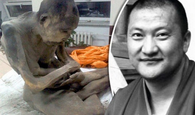 Врач Далай-ламы заявляет, что 200-летняя мумия монаха еще жива (1 фото)