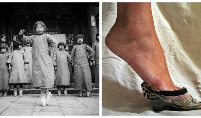 Страшная тайна «золотых лотосов»: сексуальный фетиш бинтования ног в Поднебесной (14 фото)