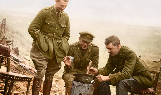 100-летие битвы на Сомме: фото безмятежных солдат перед самым кровавым событием в британской истории (26 фото)