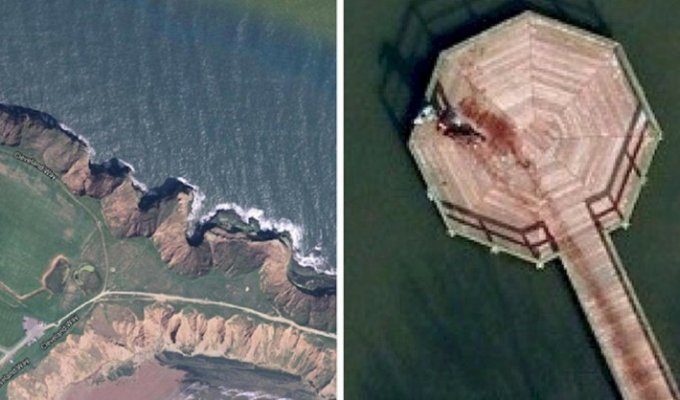 24 самых пугающих снимка с Google Earth (25 фото)