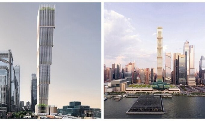 В Нью-Йорке построят супервысокий "перевернутый" небоскреб (12 фото)