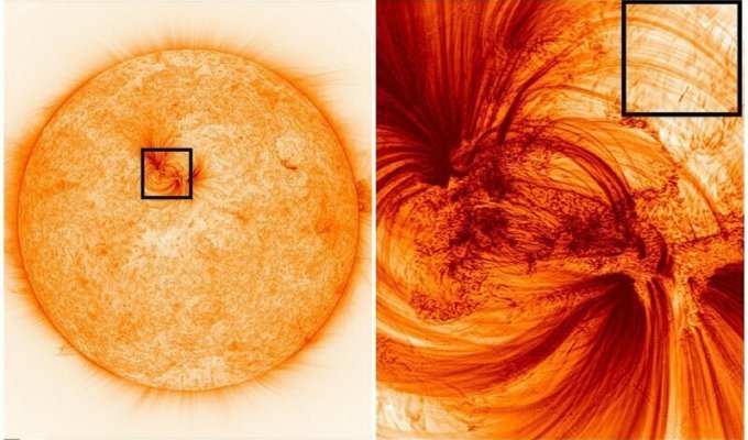 Невероятно детальный снимок Солнца помог впервые рассмотреть его атмосферу (6 фото)