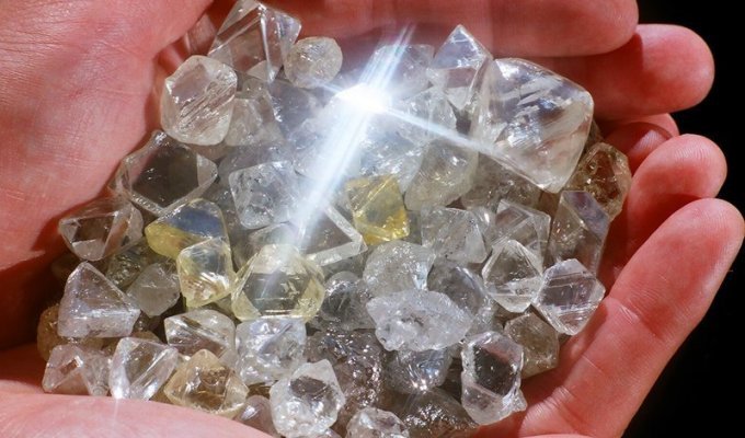 Как добывают алмазы под Архангельском (42 фото)